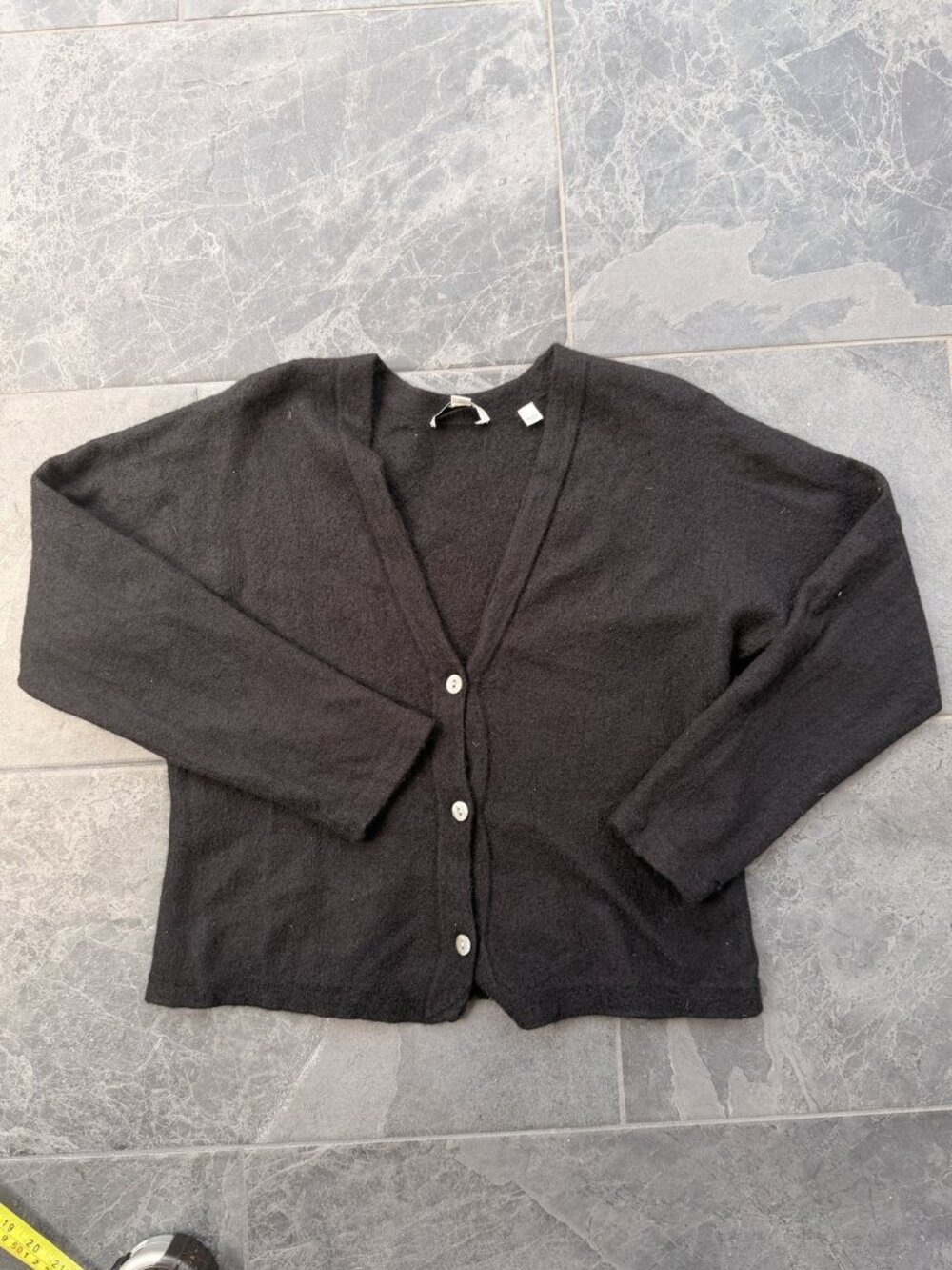 vince cashmere black cardigan small / medium (see notes)